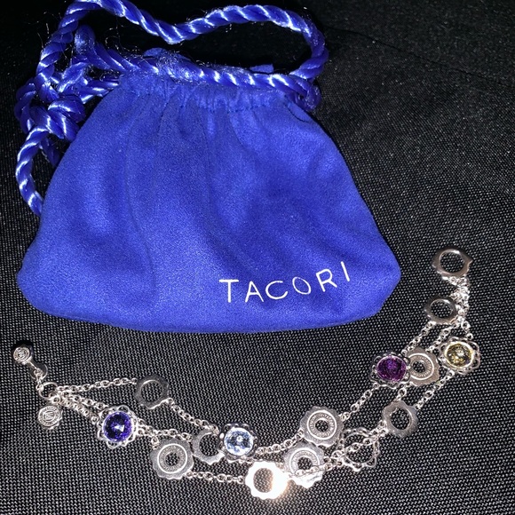 Tacori Jewelry - 3 Strand Tacori Multi Gemstone Bracelet